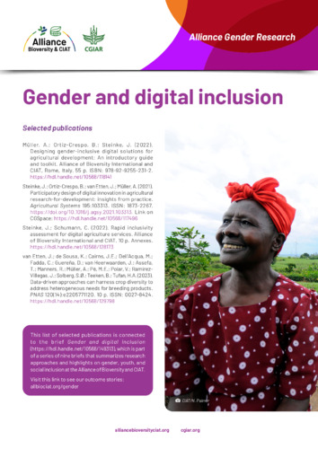Gender and digital inclusion