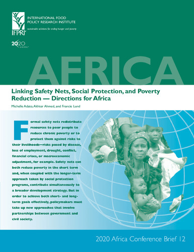 Linking safety nets, social protection, and poverty reduction: directions for Africa