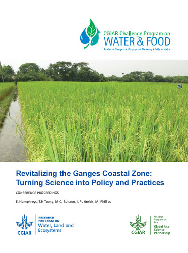 Revitalizing the Ganges coastal zone: turning science into policy and practices