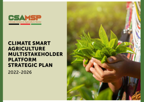 Climate smart agriculture multistakeholder platform strategic plan 2022-2026