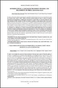 Caracterización de líneas interspecíficas de frijol común por su resistencia a alta temperatura