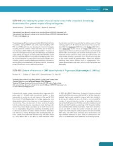 Extent of heterosis in CMS based hybrids of Pigeonpea (Cajanus cajan (L.) Millsp.)
