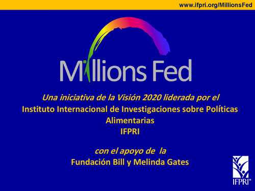Millions Fed: Una iniciativa de la Visión 2020 liderada por el Instituto Internacional de Investigaciones sobre Políticas Alimentarias