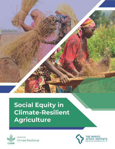 Social equity in climate-resilient agriculture