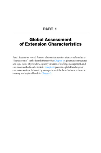 Global trends in extension provision, staffing, and methods