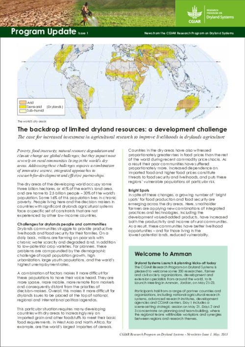 CRP-DS Newsletter, Issue 1, May 2013