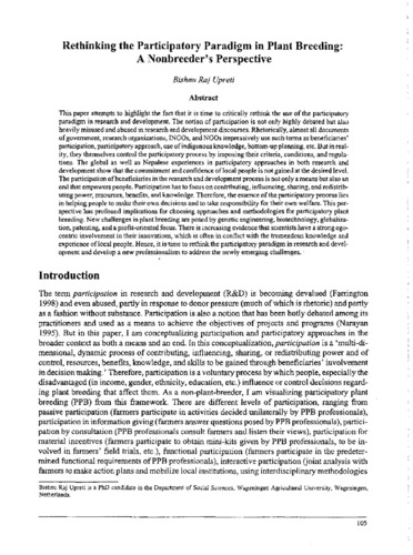 Cassava research program at Tamil Nadu Agricultural University (TNAU) in India