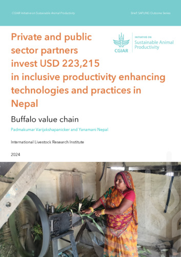 Private and public sector partners invest USD 223,215 in inclusive productivity enhancing technologies and practices in Nepal
