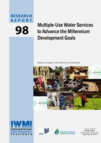 Multiple-use water services to advance the millennium development goals