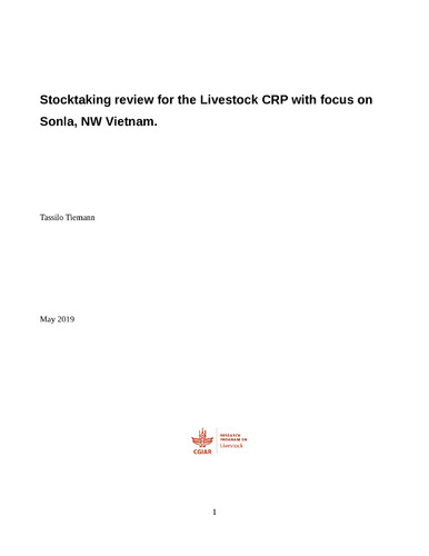 Stocktaking review for the Livestock CRP with focus on Sonla, NW Vietnam