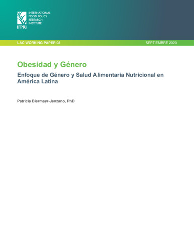 Obesidad y género: Enfoque de género y salud alimentaria nutricional en América Latina
