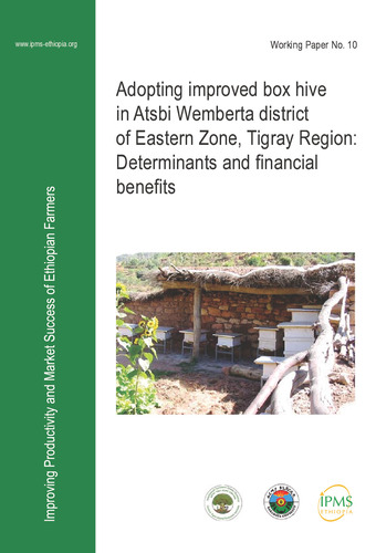 Adopting improved box hive in Atsbi Wemberta District of eastern zone, Tigray region: determinants and financial benefits