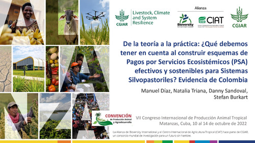 De la teoría a la práctica: ¿Qué debemos tener en cuenta al construir esquemas de Pagos por Servicios Ecosistémicos (PSA) efectivos y sostenibles para Sistemas Silvopastoriles? Evidencia de Colombia