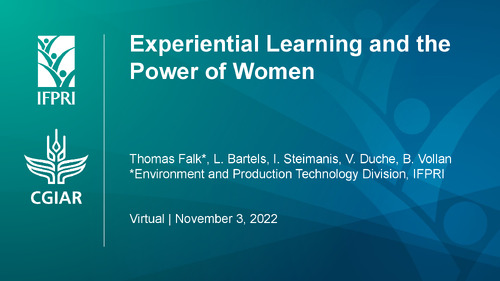 Experiential Learning and the Power of Women
