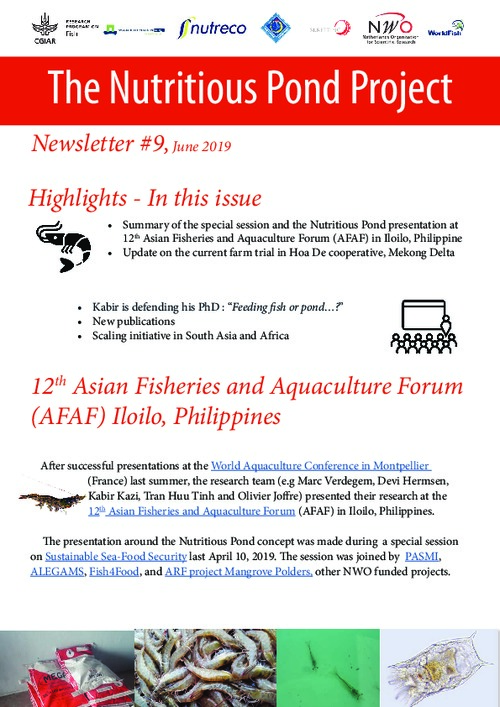 Nutritious Pond Newsletter #9