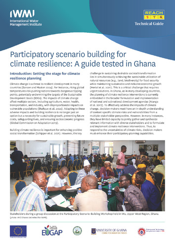Participatory scenario building for climate resilience: a guide tested in Ghana