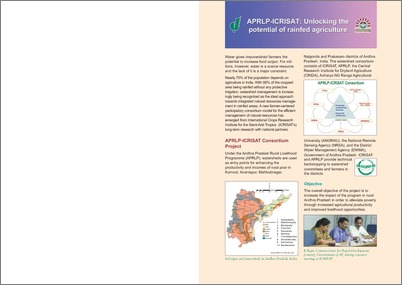 APRLP-ICRISAT : Unlocking the potential of rainfed agriculture