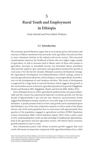 Rural youth and employment in Ethiopia