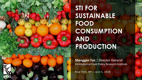 STI for sustainable food consumption and production