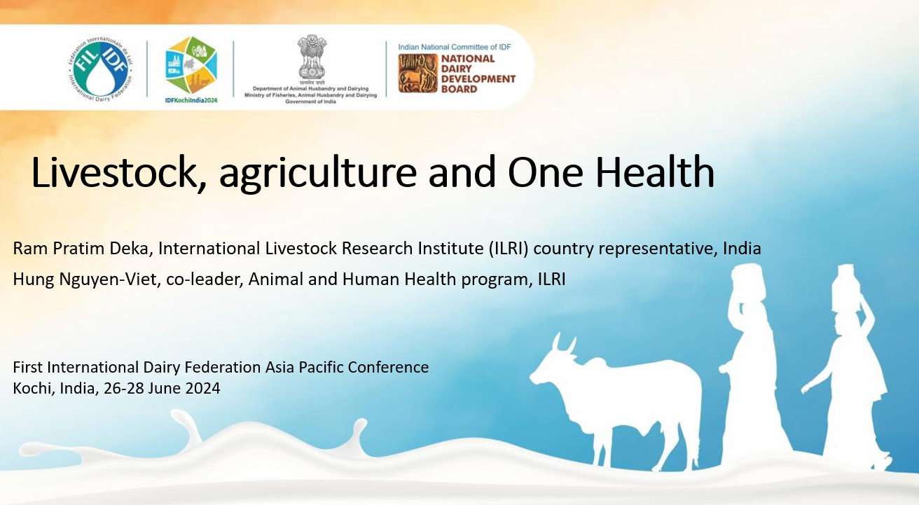 Livestock, agriculture and One Health