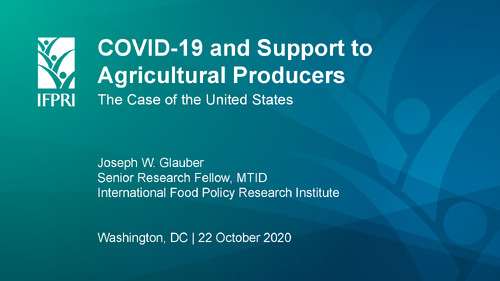 COVID-19 and Support to Agricultural Producers: the Case of the United States