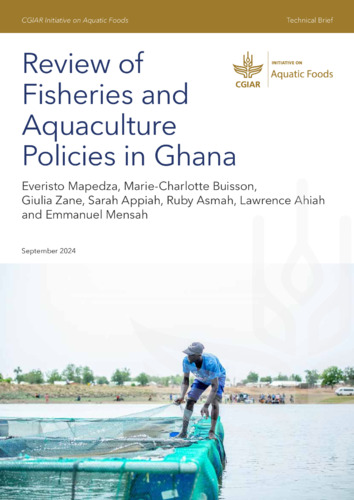 Review of fisheries and aquaculture policies in Ghana: technical brief