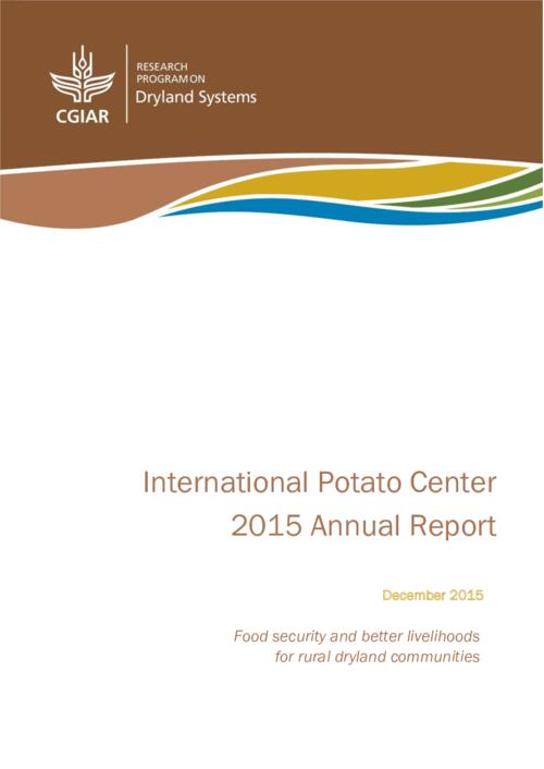 CRP Dryland Systems - CIP - 2015 Technical and Financial Report - Final