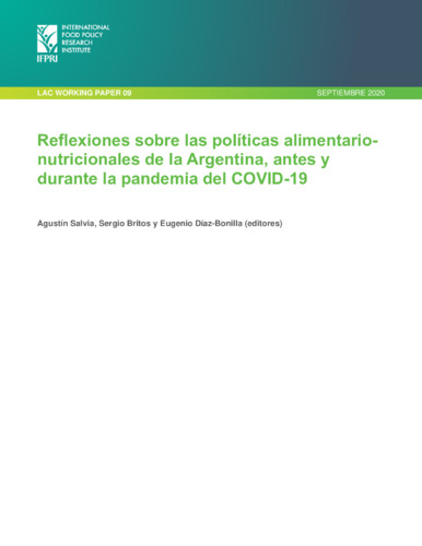 Reflexiones sobre las políticas alimentario-nutricionales de la Argentina, antes y durante la pandemia del COVID-19
