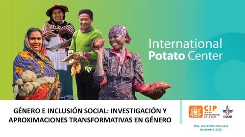 Género e Inclusión Social: Investigación y aproximaciones transformativas en género