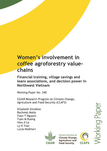 Women’s involvement in coffee agroforestry value-chains: Financial training, Village Savings and Loans Associations, and Decision power in Northwest Vietnam