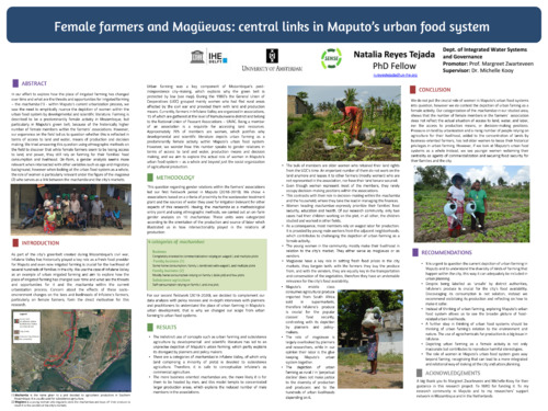 TH2.3: Female farmers and Magüevas: central links in Maputo's urban food systems