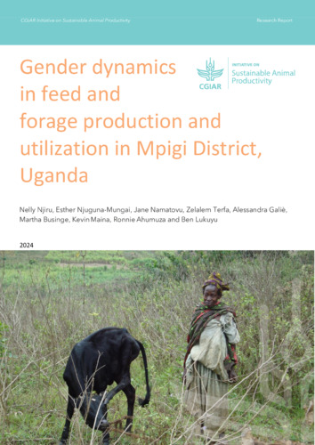 Gender dynamics in feed and forage production and utilization in Mpigi District, Uganda