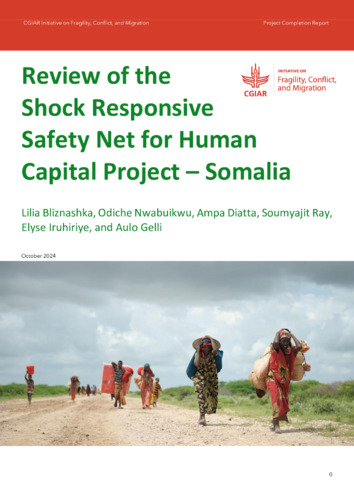 Review of the shock responsive safety net for human capital project – Somalia