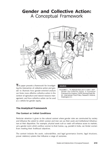 Gender and collective action: A conceptual framework