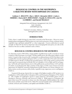 Biological control in the neotropics: a selective review with emphasis on cassava