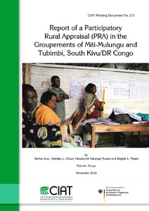 Report of a participatory rural appraisal (PRA) in the groupements of miti-mulungu and Tubimbi, South Kivu/Dr Congo