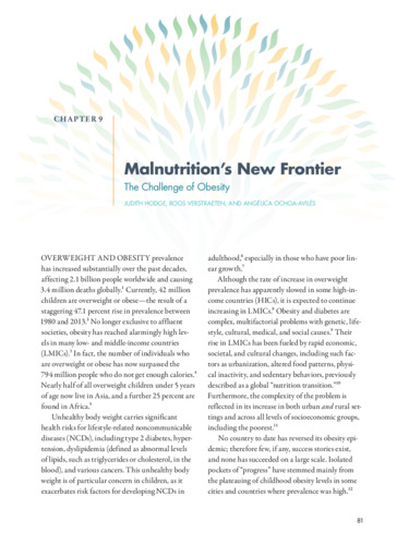 Malnutrition's new frontier: The challenge of obesity