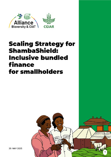 Scaling strategy for ShambaShield: Inclusive bundled finance for smallholders