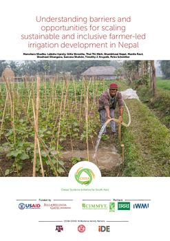 Understanding barriers and opportunities for scaling sustainable and inclusive farmer-led irrigation development in Nepal