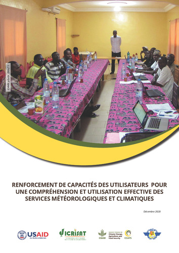 Renforcement de capacités des utilisateurs pour une compréhension et utilisation effective des services météorologiques et climatiques