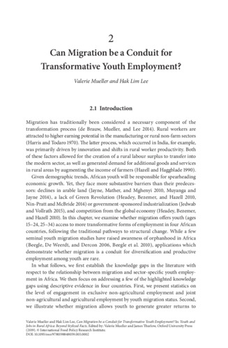 Can migration be a conduit for transformative youth employment?