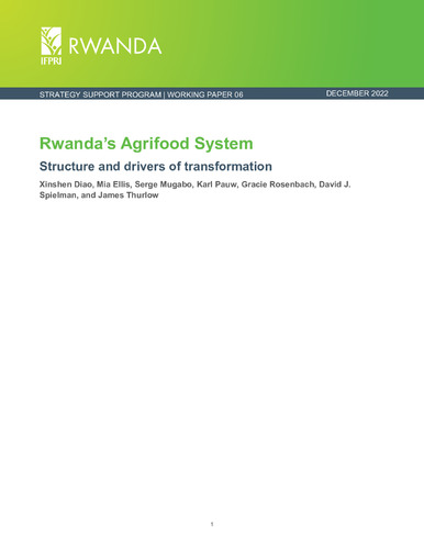 Rwanda’s agrifood system: Structure and drivers of transformation