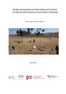 Gender perspectives on food safety and nutrition in informal small ruminant value chains in Ethiopia