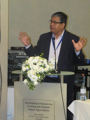 Workshop: Institutions and Policies to Scale Out Climate Smart Agriculture, Colombo, Sri Lanka, December 2013