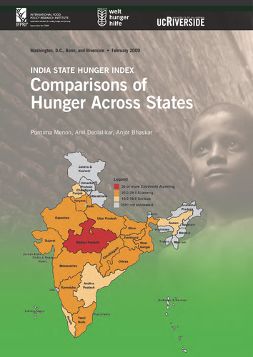 Comparisons of hunger across states: India State Hunger Index