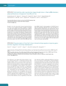 Characterization of low Ca2+ stress-induced embryo apoptosis response genes and their regulation of embryo development
