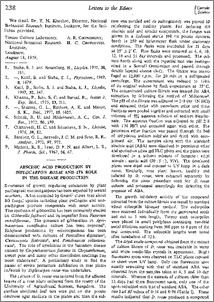 Absisic acid production by Diplocarpon rosae and its role in disease production