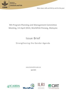 Strengthening the gender agenda