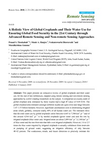 A Holistic View of Global Croplands and Their Water Use for Ensuring Global Food Security in the 21st Century through Advanced Remote Sensing and Non-remote Sensing Approaches