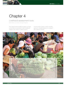 Livelihood assessment tools
